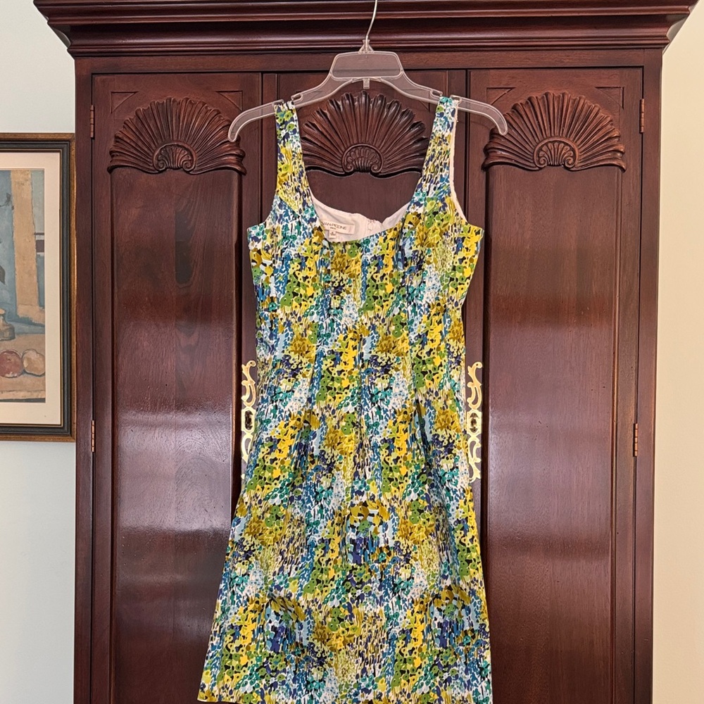 Evan Picone Multicolor Floral Mini Dress
